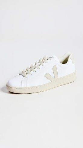 VEJA Men's V-90 Sneaker, White/Black, 11.5 in Saudi Arabia
