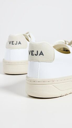 VEJA Men's V-90 Sneaker, White/Black, 11.5 in Saudi Arabia