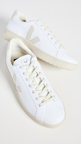 VEJA Men's V-90 Sneaker, White/Black, 11.5 in Saudi Arabia