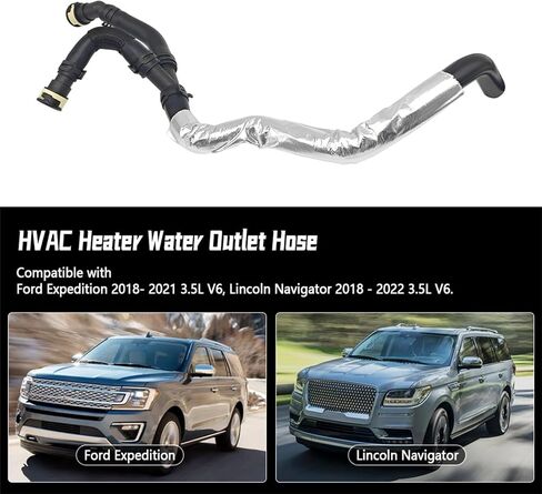 HVAC Heater Water Outlet Hose Fit for Ford Expedition 2018-2021 Fit for Lincoln Navigator 2018-2022 3.5L V6 Replace JL1Z18472C in Saudi Arabia