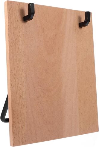Iron and Beech Wood Desk Calendar Holder Sturdy Flip Calendar Rack for Easy Page Flipping Reliable Tabletop Support Stand for Home Office Organization and Desktop Decor in Saudi Arabia