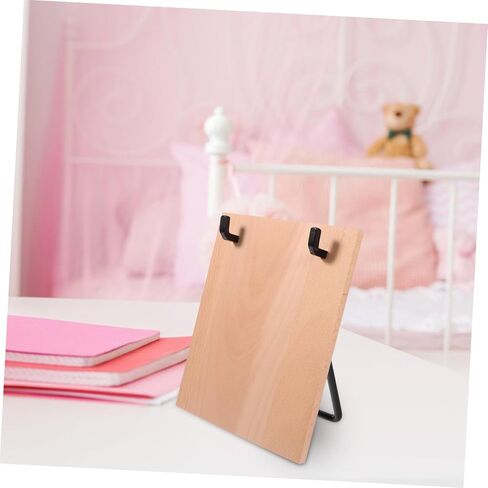 Iron and Beech Wood Desk Calendar Holder Sturdy Flip Calendar Rack for Easy Page Flipping Reliable Tabletop Support Stand for Home Office Organization and Desktop Decor in Saudi Arabia