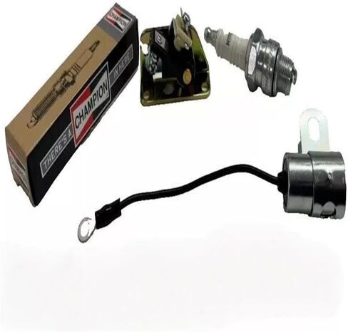 Replacement for KOHLER POINTS. CONDENSER & SPARKPLUG KIT FITS K181 K241 K301 K321 K341 K361 OEM in Saudi Arabia
