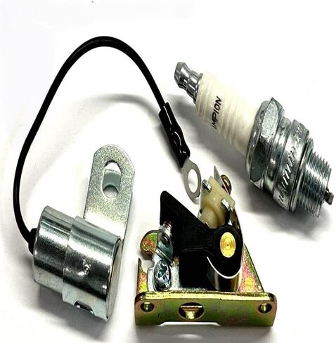 Replacement for KOHLER POINTS. CONDENSER & SPARKPLUG KIT FITS K181 K241 K301 K321 K341 K361 OEM in Saudi Arabia