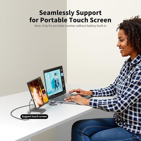 HDMI to USB C Adapter Cable 4K60Hz 6.6FT, HDMI Source Input to USB Type C Output Display Converter, HDMI 2.0 Compatible with Xreal Air, Nreal Air, Steam Deck Dock, PS5, Xbox, Portable Monitor in Kuwait