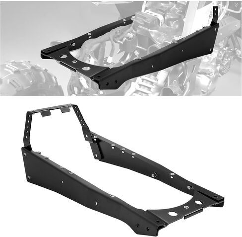 إطار فرعي خلفي متوافق مع Yamaha Raptor 700 2006-2024، 700R 2009-2024 فولاذ مطلي بمسحوق أسود in Kuwait