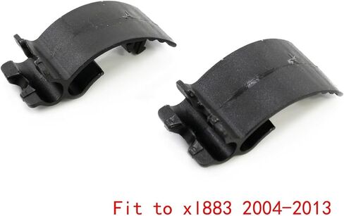 Side Cover Clips Set Left Side Battery Cover Mount Compatible with Harley Sportster XL883 XL1200 48 72 2004-2017 in Saudi Arabia