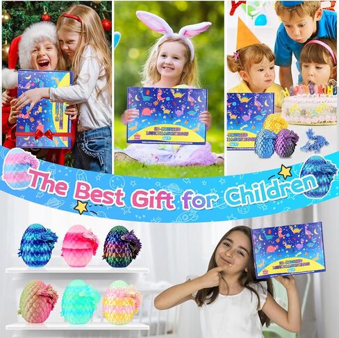 Christmas Advent Calendar 2025,24PCS 3D Printed Dragon Eggs with Dragon Inside,Animals Party Favors for Kids,Goodie Bags Stocking Stuffers for Teen Boys Grandkids Girls in Saudi Arabia