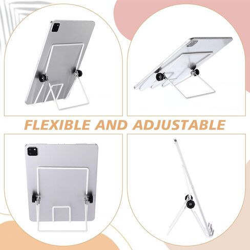 24 Pieces Easel Stand Display Stand Plate Holder Display Stand Foldable Picture Frame Stand Adjustable Small Easels for Display Book Stand for Displaying Photos Plates Cookbooks Tabletop Art, Black in Kuwait