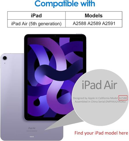 JETech Screen Protector for iPad Pro 13-Inch M4 (2024), 9H Tempered Glass Film, HD Clear, 2-Pack in Saudi Arabia