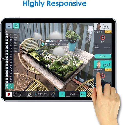 JETech Screen Protector for iPad Pro 13-Inch M4 (2024), 9H Tempered Glass Film, HD Clear, 2-Pack in Saudi Arabia