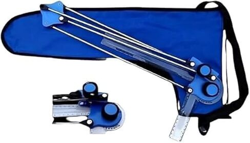 Generic Engineering Mini Drafter, Blue Plastic Professional Drawing Tool, 24 x 12 x 2 Inches, 1mm Measurement Accuracy in Saudi Arabia