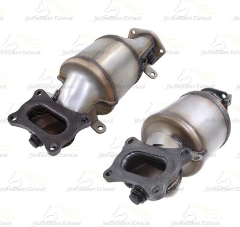 زوج عادم مشعب متوافق مع 2009-2014 Acura TL 3.5L و3.7L | معتمدة من وكالة حماية البيئة | ستانلس ستيل | العادم الشمالي الشرقي | تتضمن الحشيات والمسامير والصواميل مجانًا | تناسب مباشر in Kuwait