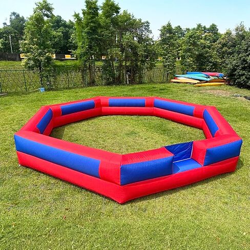 Inflatable Gaga Ball Pit 17FT with Built-in Blower, Portable Large Gaga Ball Pit for Indoor & Outdoor Activities, Inflatable Sport Games, Family Activities in Saudi Arabia