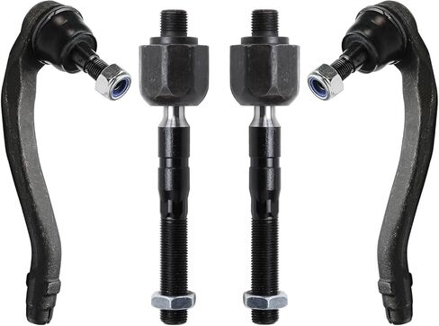 Detroit Axle - Front 4pc Tie Rods for Mercedes-Benz ML320 ML350 ML430 ML500 ML55 AMG, 4 Outer & Inner Tie Rod Ends Replacement in Saudi Arabia