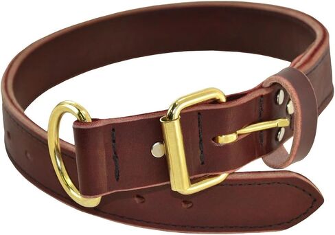 Signature K9 Heavy Agitation Collar with Handle, 2-Inch, Burgundy in Saudi Arabia