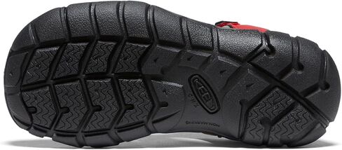 KEEN Seacamp 2 CNX Closed Toe Sandals, Granite Green/Cayenne, 1 US Unisex Big Kid in Saudi Arabia