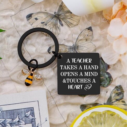 Dayofun Teacher Gifts for Women Appreciation Gifts Keychain Thanksgiving Best Teacher Gifts for Teachers in Kuwait