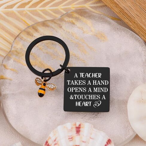 Dayofun Teacher Gifts for Women Appreciation Gifts Keychain Thanksgiving Best Teacher Gifts for Teachers in Kuwait
