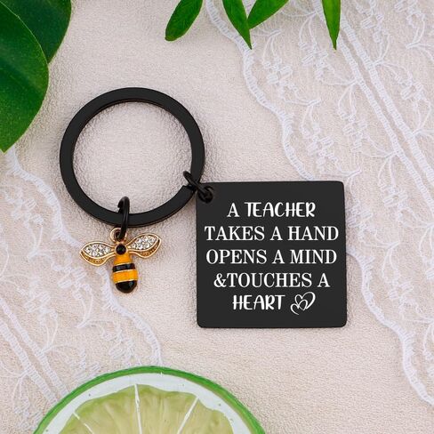 Dayofun Teacher Gifts for Women Appreciation Gifts Keychain Thanksgiving Best Teacher Gifts for Teachers in Kuwait