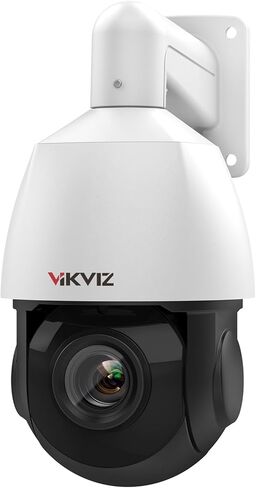 كاميرا IP خارجية بدقة 8 ميجابكسل PTZ PoE مع ممسحة، تتبع تلقائي، تكبير بصري 30× مع رؤية ليلية بالأشعة تحت الحمراء بطول 262 قدم، اكتشاف الإنسان/المركبة، محادثة ثنائية الاتجاه، متوافقة مع Hikvision(4818X-IRC) in Kuwait