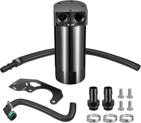 EVIL ENERGY Oil Catch Can, Aluminum Catch Can Kit for Jeep Wrangler 2.0L 2018-2023, Air Oil Separator 295ml in Saudi Arabia