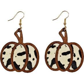 أقراط اليقطين اللامعة للنساء أقراط متدلية أنيقة لعيد الشكر وأقراط الخريف اللامعة مجوهرات العطلات in Kuwait