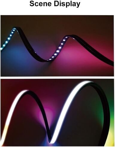 غطاء شريط إضاءة LED، أنبوب حبل ناعم أسود نيون 1/2/3/4/5/10 متر، مقاوم للماء ومرن، يمنع تسرب الضوء من أجل توهج موحد (T1510 أسود بالكامل، 1 متر) in Kuwait