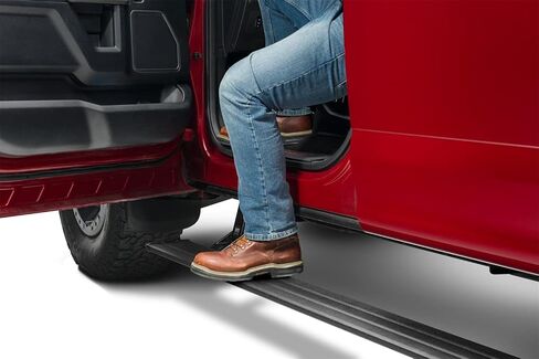 RealTruck AMP Research PowerStepXL | يناسب 2021 - 2024 Ford F-150 (باستثناء PowerBoost)؛ فورد اف 150 لايتنينج 2022 | 77152-01أ | خطوات كهربائية قابلة للسحب من الألومنيوم مقاومة للصدأ مع مصابيح LED للخطوات in Saudi Arabia