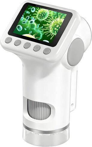 Microscope for Kids, 1600X 4K 2.0" Screen Handheld Microscope, Science Kits for Kids Age 5-7, STEM Toys, Educational Toys, Toys and Gifts for Boys and Girls Age 5, 6, 7, 8, 9 and Up in Saudi Arabia