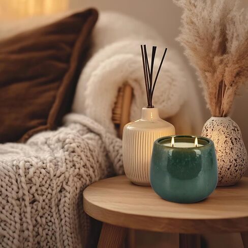 12 Pack Black Apothecary Jar Scented Candles - Natural Soy Wax with Premium Essential Oils, Lavender, Rose, Vanilla & More, 3.5oz/100g Each, Relaxing Aromatherapy Gift Set in Kuwait