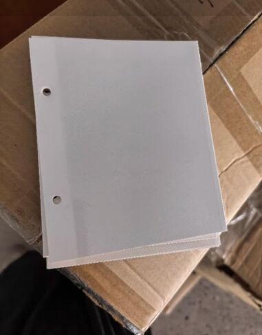 50 Sheets White Photo Album Pages,Photo Album Refill Pages 4x6 Inch Self Adhesive Double Sided 2 Hole Punched Photo Mounting Sheets Picture Sleeves for 2 Ring Fit 2x3 4x6 Photos Stamps Recipe Cards in Saudi Arabia