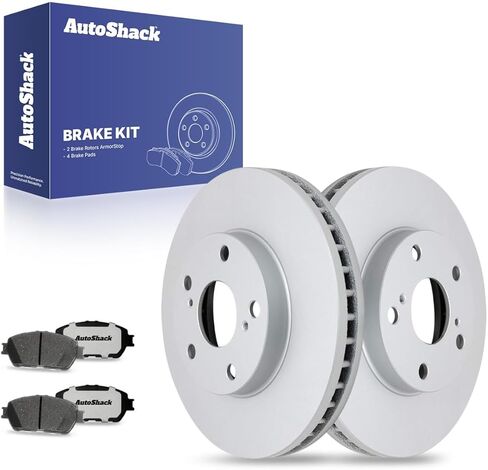 وسادات الفرامل الأمامية من السيراميك من أوتو شاك | بديل لسيارة تويوتا سولارا 2004-2008 2004-2010 سيينا 2005-2006 كامري 2005-2007 أفالون 2002-2003 لكزس ES300 3.5L V6 AWD FWD | طقم فرامل 6 قطع in Kuwait