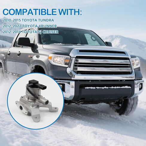 Right Passenger Side Diverter Valve Emission Control Compatible With 2010-2015 Toyota Tundra 2012-2014 Toyota FJ Cruiser 2012-2022 Toyota 4Runner 25701-31014 25701-31010 in Saudi Arabia