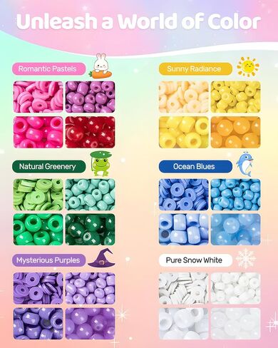 Christmas Clay Beads for Bracelets Jewelry Making Kit, Xmas Colored Red Green Heishi Bead Kit,Christmas Crafts W/ Charms,Golden Spacer Beads,Letter Beads for Friendship Gift,Holiday Polymer Clay Beads in Saudi Arabia