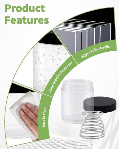 أداة تنظيف فرش الطلاء - عبوة من قطعتين من كوب تنظيف الفرش مع ملف زنبركي قابل للإزالة للزيت والأكريليك ولوازم الرسم بالألوان المائية in Kuwait