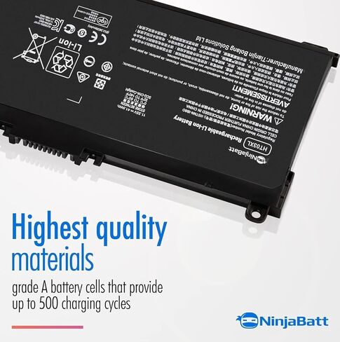 NinjaBatt Battery for HP 919700-850 JC04 JC03 15-BS015DX 15-BS113DX 15-BS115DX 15-BS060WM 15-BS013DX 15-BS070WM 17-BS049DX 17-BS011DX 250-G6 - High Performance [2200mAh/14.8v] in Kuwait