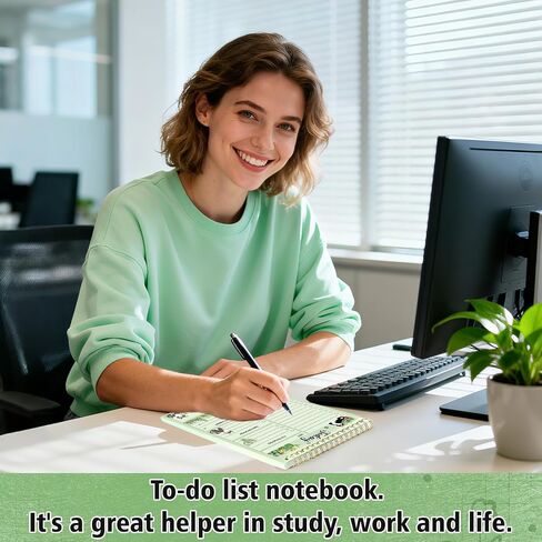 Neptniopllab 52 Sheets Black Cat Lovers Gifts Daily to Do List Notepad, 8.7x6 Inches Double Sided Spiral To Do List Notebook for Work, Daily Planner Notepad for Work Office Home Birthday Christmas Gifts in Saudi Arabia
