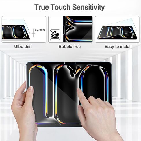 ProCase 2+2 Pack Screen Protector for iPad Pro 12.9 inch 6th 5th 4th Generation 2022 2021 2020 with Camera Lens Protector, Tempered Glass Film Guard for iPad Pro 12.9" in Kuwait
