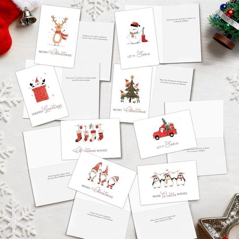 12 Pack Gold Foil Graduation Cards 5 x 7 in with Envelopes and Sticker Seals, 6 Elegant Designs with Printed Messages Inside, Congrats Cards for High School & College Graduates, Gifting and Mailing in Saudi Arabia