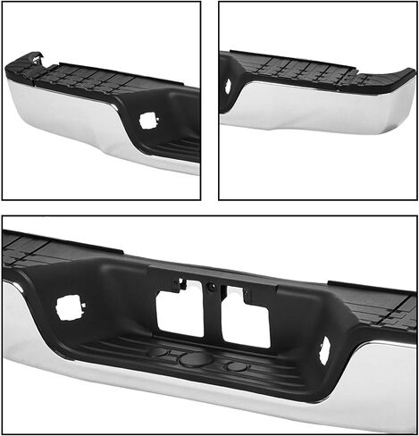 Rear Bumper Assembly Compatible with 2000 2001 2002 2003 2004 2005 2006 Toyota Tundra without Tow Hitch Complete Steel Bumper,Chrome in Saudi Arabia
