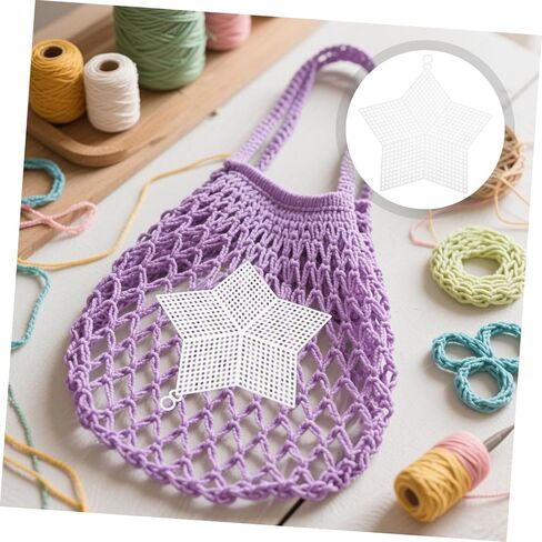 CORHAD 10pcs Plastic Mesh Canvas for DIY Embroidery and Crafting Sturdy Multi-Purpose Plastic Netting for Bag Making Cross Stitch and Crochet Projects in Saudi Arabia