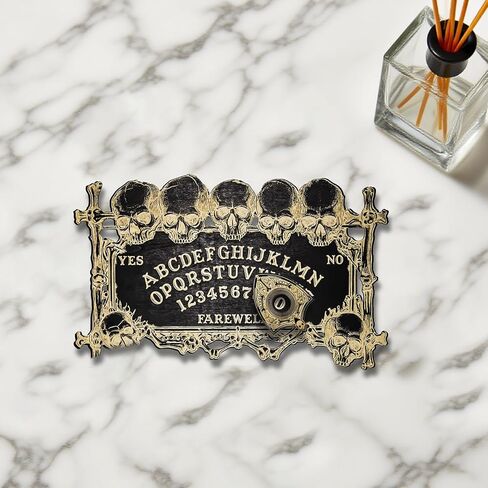 لوحة الويجا السحرية على شكل جمجمة للحفلات والديكور، لوحة حوار روحي خشبية للوازم الساحرة in Kuwait