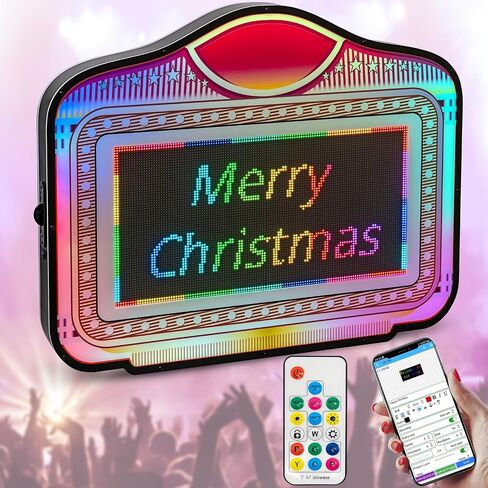 LED Letter Bottle Presenter, VIP Bottle Service Sign, Handheld Light Box with Color Change for Nightclub, Bar, Party, Birthday & Wedding – Acrylic Frame with 4 Letter Sets & 2 Number Kit in Saudi Arabia