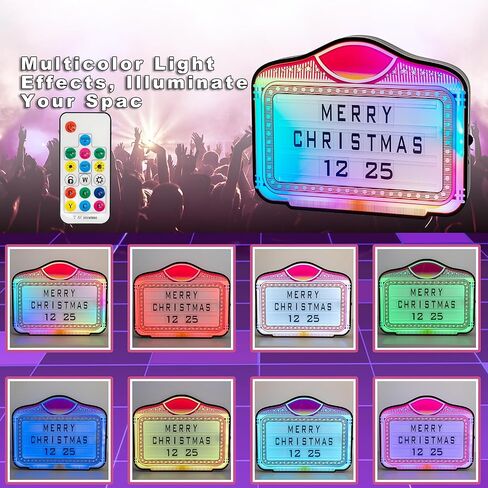 LED Letter Bottle Presenter, VIP Bottle Service Sign, Handheld Light Box with Color Change for Nightclub, Bar, Party, Birthday & Wedding – Acrylic Frame with 4 Letter Sets & 2 Number Kit in Saudi Arabia
