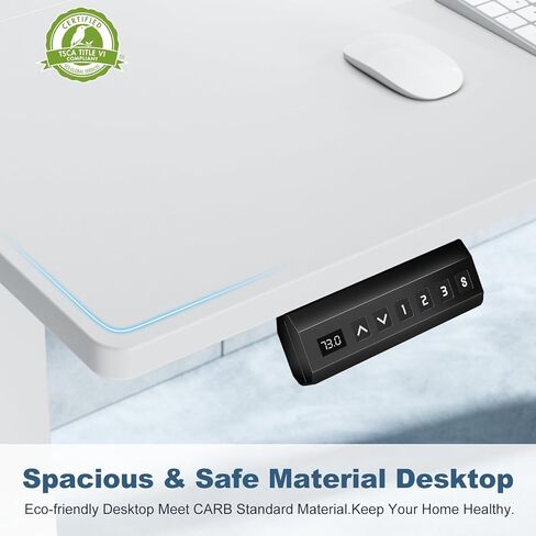 NEWBULIG 40 بوصة ارتفاع كهربائي قابل للتعديل مكتب الكمبيوتر الدائمة الجلوس الوقوف الجدول رفع محطة العمل للمنزل مكتب الكتابة الألعاب in Kuwait