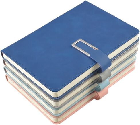 A5 Buckle, PU Leather Hand Ledger, Business Office Supplies, Stationery, 4 Pieces in Saudi Arabia
