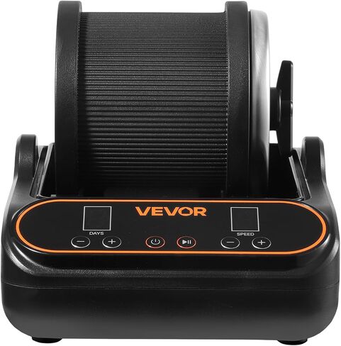 VEVOR Rock Tumbler، آلة تلميع الصخور 2 رطل، مجموعة أدوات تلميع الصخور مع تعديل 4 سرعات، مؤقت 1-9 أيام، غطاء تقليل صوت الكمبيوتر وطبل TPU، تلميع الصخور بمحرك الدفع المباشر، تشغيل هادئ in Kuwait