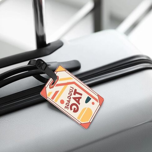 36 Pcs Sublimation ID Badge Blanks, Blank Luggage Tag, Double Sided Heat Transfer Keychain Blanks, Portable Luggage Tag for Travel in Saudi Arabia