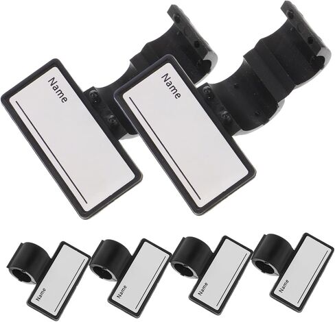 Garneck Pack of 6 ID Tags with Engraving, Name Plate for Individual Marking for Stethoscopes, Practical Accessory for Medical Professionals and Nursing Personnel in Saudi Arabia